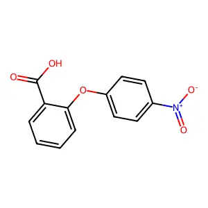 2-(4-Nitrophenoxy)benzoic acid structure