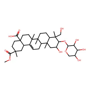 Phytolaccasaponin B structure