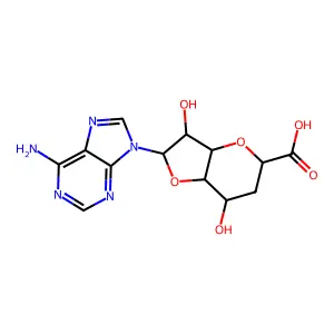腺嘌呤辛糖基酸 structure