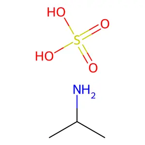 异丙胺硫酸盐 structure