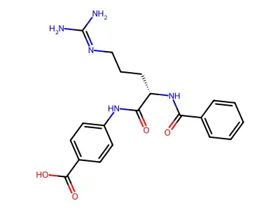 Bz-Arg-4-Abz-OH.HCl structure