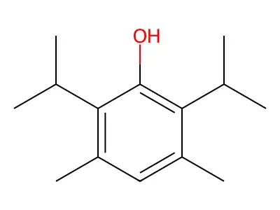 3,5-Dimethyl-2,6-bis(1-methylethyl)phenol structure