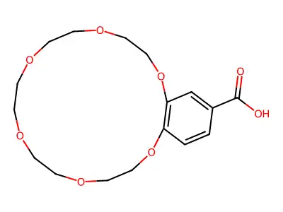 4'-Carboxybenzo-18-crown 6-Ether structure