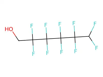 2,2,3,3,4,4,5,5,6,6-Decafluorohexan-1-ol structure