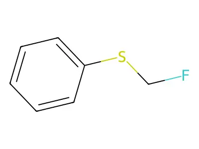 Fluoromethyl phenyl sulfide structure