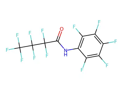 2,2,3,3,4,4,4-Heptafluoro-N-(pentafluorophenyl)butanamide structure