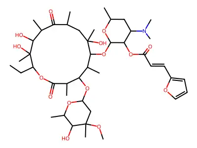 erythromycin 2'-(3-(2-furyl)acrylate) structure