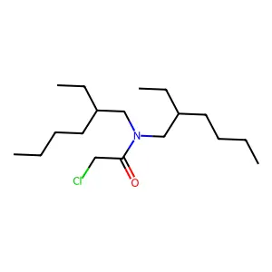 Chloroacetamide, N,N-bis(2-ethylhexyl)- structure