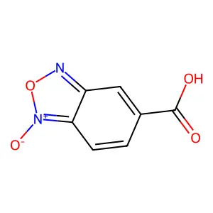 5-Carboxy-2,1,3-benzoxadiazol-1-ium-1-olate structure