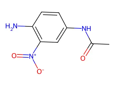 N-(4-amino-3-nitrophenyl)acetamide structure