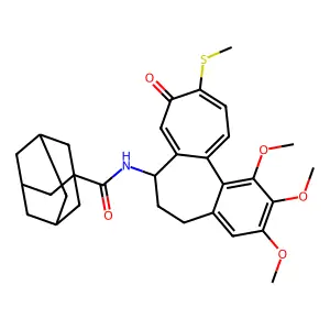 N-Desacetyl-N-adamantoylthiocolchicine structure