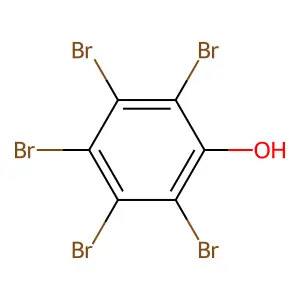 Pentabromophenol structure