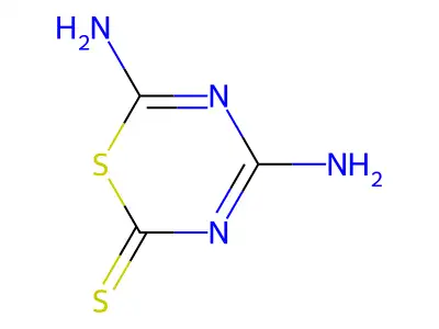 4,6-Diamino-2H-1,3,5-thiadiazine-2-thione structure