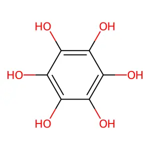 苯六酚 structure