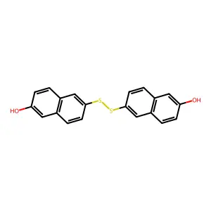 2,2'-二羟基-6,6'-二萘基二硫醚 structure