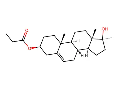 丙酸美雄醇 structure