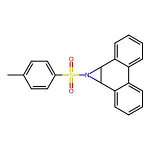 1a,9b-Dihydro-1-((4-methylphenyl)sulfonyl)-1H-phenanthro(9,10-b)azirine structure