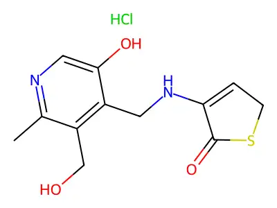 Pyridoxal homocysteine thiolactone enamine hydrochloride structure