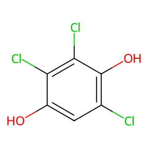 2,3,5-Trichloro-1,4-benzenediol structure