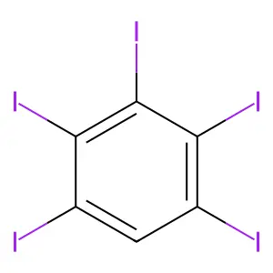 Pentaiodobenzene structure