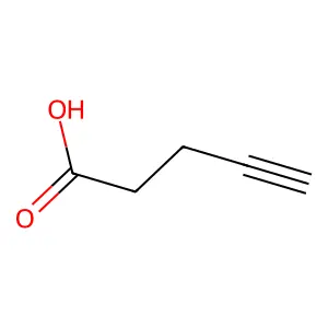 4-戊炔酸 structure