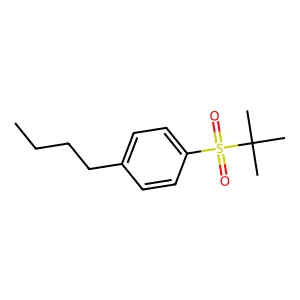 Benzene, 1-butyl-4-[(1,1-dimethylethyl)sulfonyl]- structure