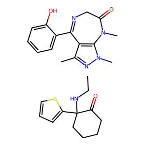 Tiletamine mixture with Zolazepam structure