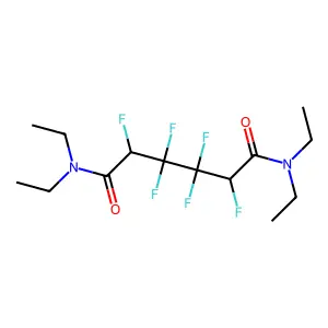 N~1~,N~1~,N~6~,N~6~-Tetraethyl-2,3,3,4,4,5-hexafluorohexanediamide structure