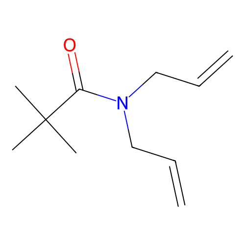 N,N-Diallylpivalamide structure