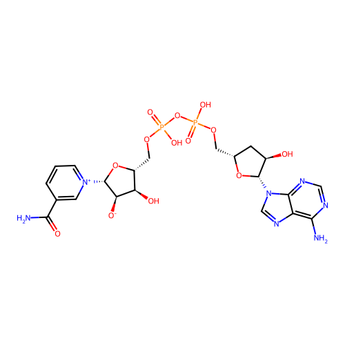 3'-Deoxynicotinamide adenine dinucleotide structure