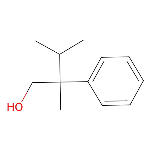 2,3-Dimethyl-2-phenyl-1-butanol structure