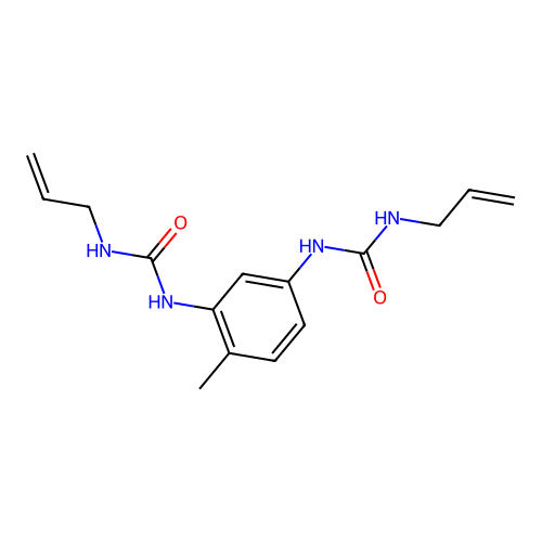 1,1'-(4-Methyl-1,3-phenylene)bis(3-allylurea) structure