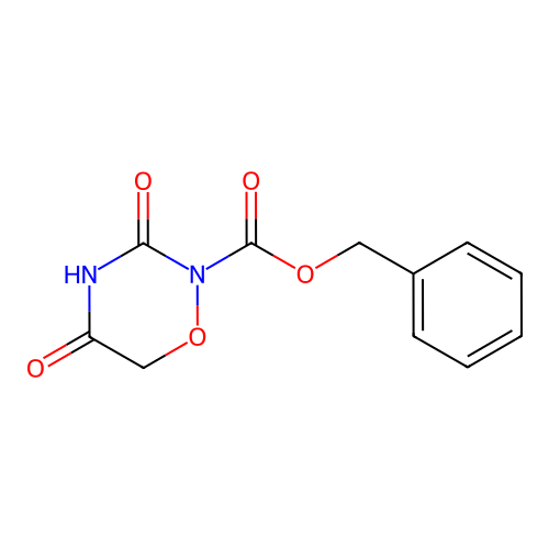 Benzyl 3,5-dioxo-1,2,4-oxadiazinane-2-carboxylate structure