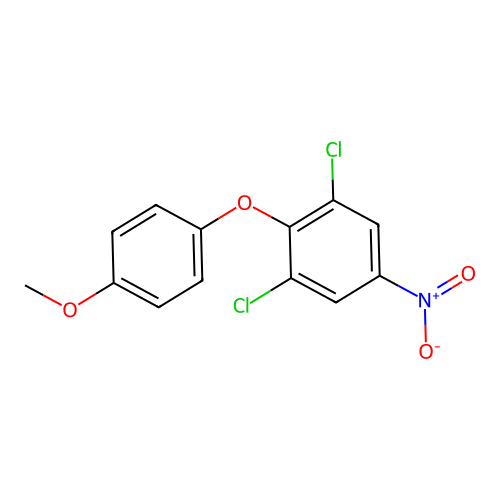 1,3-Dichloro-2-(4-methoxyphenoxy)-5-nitrobenzene structure