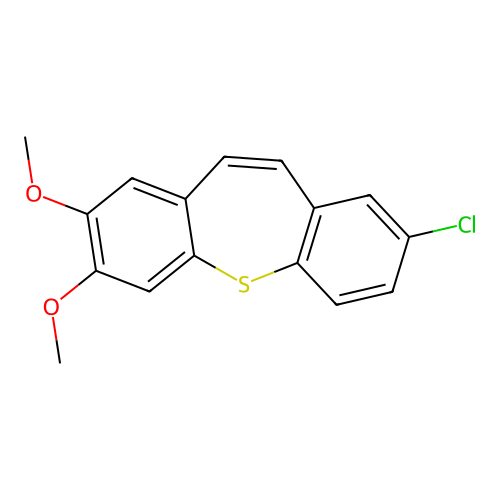 8-Chloro-2,3-dimethoxybenzo[b][1]benzothiepine structure