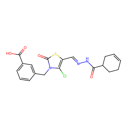 C19H18ClN3O4S structure