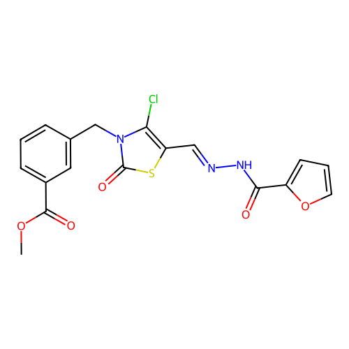 C18H14ClN3O5S structure