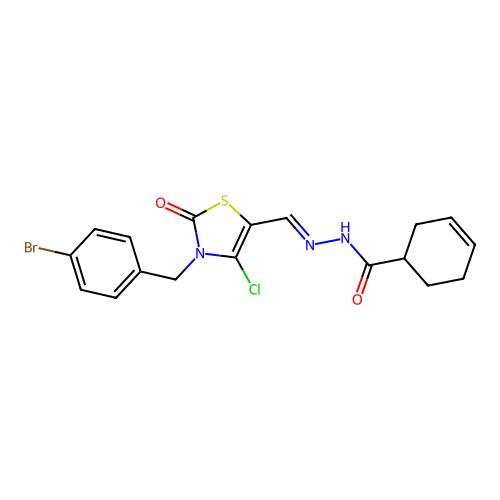 C18H17BrClN3O2S structure