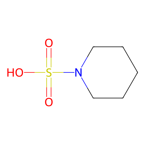1-Piperidinesulfonic acid structure