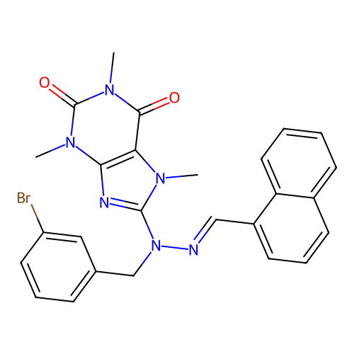 C26H23BrN6O2 structure