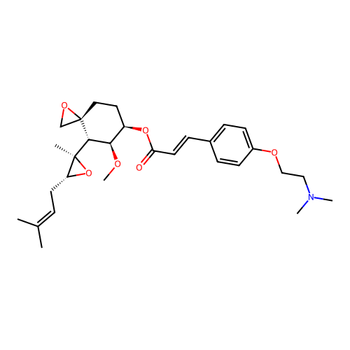 Beloranib structure