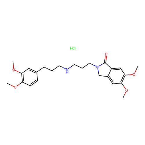 Falipamil hydrochloride structure