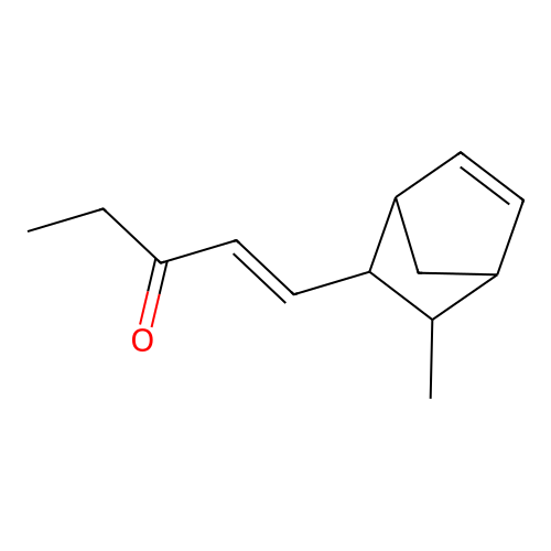 1-(3-Methylbicyclo(2.2.1)hept-5-en-2-yl)pent-1-en-3-one structure