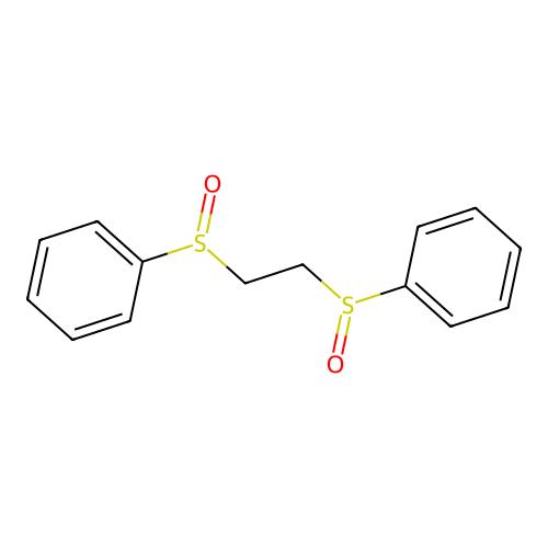 1,1'-(1,2-Ethanediylbis(sulfinyl))bis(benzene) structure