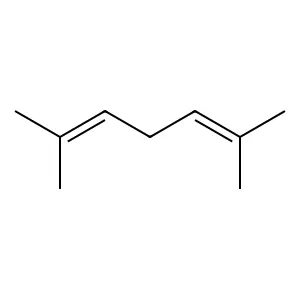 2,6-Dimethyl-2,5-heptadiene structure