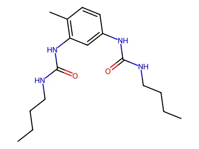 1,1'-(4-Methyl-1,3-phenylene)bis(3-butylurea) structure