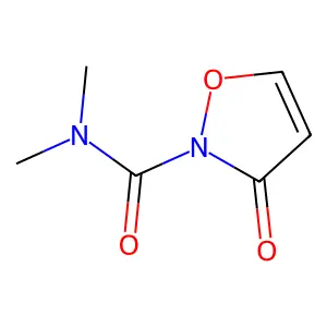 N,N-二甲基-3-氧代-2(3H)-异噁唑甲酰胺 structure