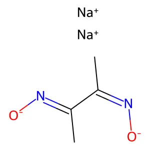 Sodium dimethylglyoximate structure