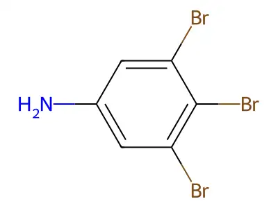 Benzenamine, 3,4,5-tribromo- structure