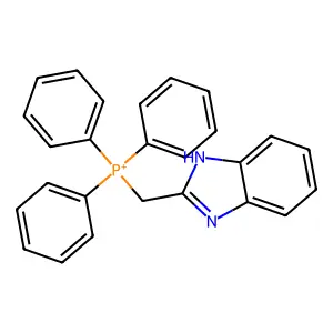 (1H-Benzimidazol-2-ylmethyl)triphenylphosphonium chloride structure